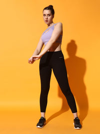 FabLina Women's Sports Bra, Mesh Cutout Design, High Support, Activewear