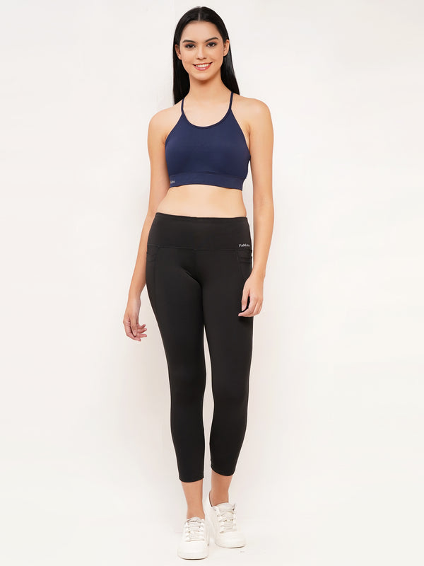 FabLina Sports Bra Medium Support Blue