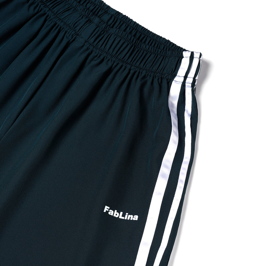 FabLina Women’s Mid-Waist Athleisure Track Pants Green