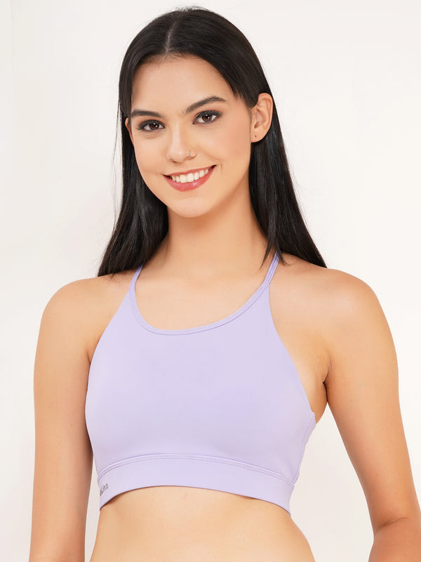 FabLina Sports Bra Medium Support Lavender