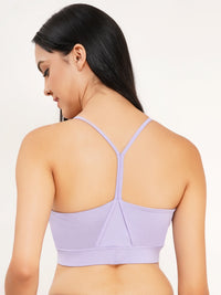 FabLina Sports Bra Medium Support Lavender