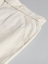 FabLina Women’s Mid-Rise Peg Trousers with Tie-Up Belt